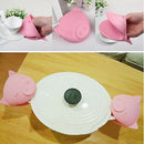 1Pc Cute Pig Heat Resistant Silicone Anti-Slip Oven Glove Mitt Cake Baking Use