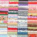 100PCS Square Floral Cotton Fabric Patchwork Cloth For Craft Sewing 10x10cm DIY
