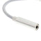 10pcs Type-C to 3.5mm Earphone Cord Adapter Cable Connector 12cm Black&White