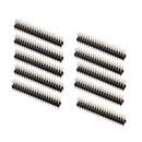 10pcs Dual Male Header 2.54mm 2x20pin Strip for Raspberry Pi Zero GPIO A