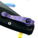 Spyderco Custom Anodized Titanium Pocket Clip C81/C149/C11/C10/C41 C223 C90 X3O0