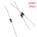 100PCS UF4007 DIODE Fast Recovery Diodes 1000V 1A DO-41 MIC FT