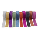 10pcs Rainbow Glitter Masking Tape Decorative DIY Scrapbooking Adhesive