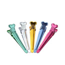 50pcs Colorful Single Prong Alligator Hair Clips Aluminum Flat Hairpins A