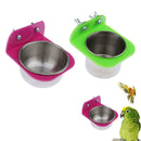 4 Packs Bird Parrot Water Food Feeder Parrots Hanging Cup For Small