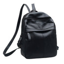 Pu Leather Backpack Fashion Wild Student Bag Practical Travel Backpack