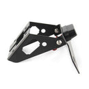 Motorcycle License Plate Holder Bracket with Led Light Compatible with for