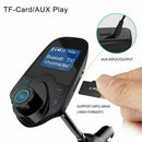 Car Cigarette Lighter Bluetooth Calling FM Radio Transmitter AUX Port MP3 U J9O3