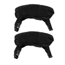 Adjustable Down Knee Pads Windproof Warm Cycling Knee Support Sleeve Black