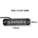 Universal 6LED Car Truck Emergency Beacon Warning Hazard Flash Strobe Light Bar