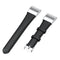 Leather Watchband Strap w/Buckle for Huawei Band 4 Pro TER-B29S (Black)