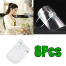 8Pcs Clear Anti-splash Safety Full Face Cover Visor Cap BBQ Protector Shield