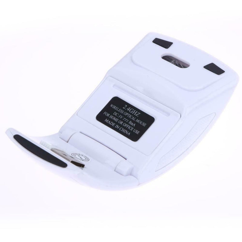 2.4GHz Wireless Arc Folding Mouse with USB Receiver for Laptop Tablet PC