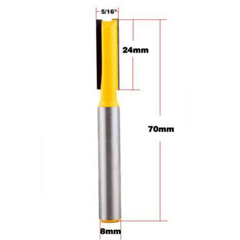 3 Pieces 8mm Shank Woodworking Mill Router Bits Core Box Router Bit