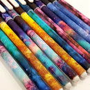 10 colored pencils in different colors, fineliner with a thin lead, writing