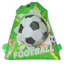 Football non-woven drawstring bag backpack kids travel school decor giftP3C