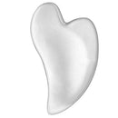 Crystal Gua Sha Scraping Massage Tool Large Guasha Board Ultra Smooth Edge  H3P4