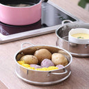 2pcs VEGETABLE STEAMER KITCHEN FOOD SAUCEPAN STRAINER COOKER BASKET 16/18cm