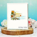 Banner Flower Seal Stamp Cutting Dies Stencil Set DIY Scrapbooking Emboss