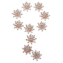 10x Crystal Diamante Buttons Flatback Embellishments DIY Phone Case Decor