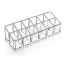 Clear Acrylic Lipstick Holder Display Stand Cosmetic Organizer Makeup Case