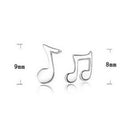 New Fashion Women Musical Note Ear Stud Earrings Gift 3C