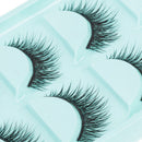 5Pairs Natural Eye Lashes Handmade Messy Cross False Eyelashes Makeup Long Kit