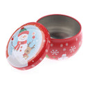 2.2OZ Christmas mini tin box Sealed jar packing boxes jewelry candy box stoS Hn