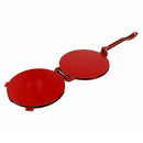 Aluminum Tortilla Press Maker Folding DIY Flour Corn Baking Gadget (Red S) A