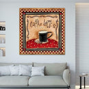 5D DIY Full Drill Diamond Painting Cross Stitch Embroidery Kit (Coffee05)