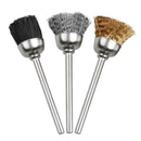 Copper Brush Cloth Wheel Engraving Electric Drill Grinding Accessories Set