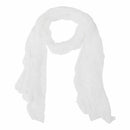 Women's Fashion Candy Colour Soft Scarf Wrap Shawl Stole Creamy White