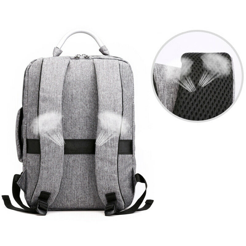New Business Bag 15.6-Inch Computer Bag Usb Charging Backpack Waterproof Tr T2M9