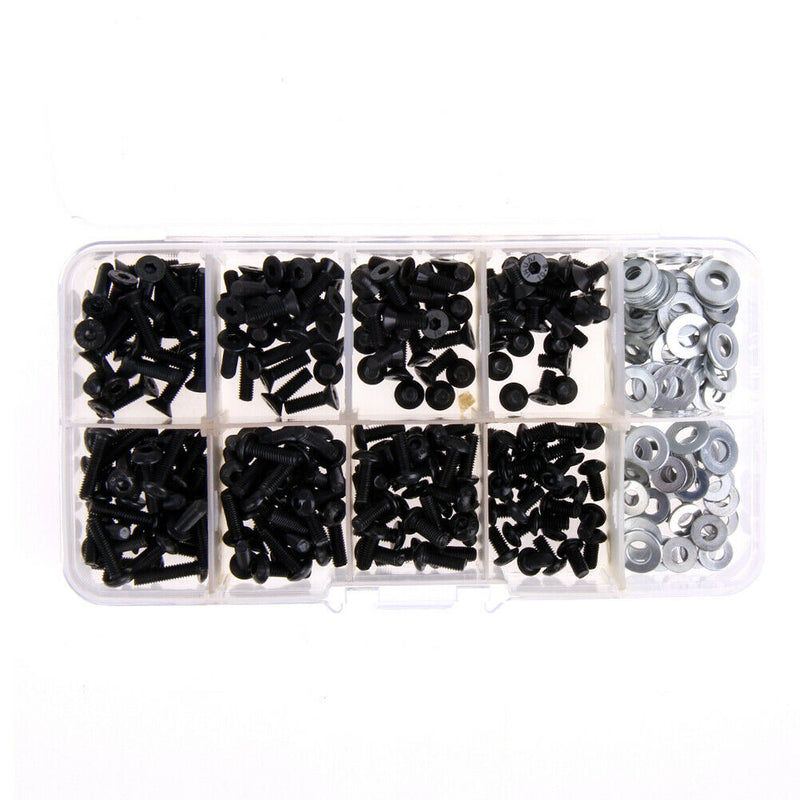 340PCS Universal Screws Box Set for 1/10 HSP Remote Control RC Car