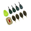 2 Sets Carp Fishing Feeder Set Lead Sinker Fishing Bait Cage & Method Mould