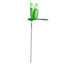 50pcs Beautiful Green Dragonfly Stakes Garden Potted Plant Flower Pot Decor
