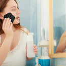 Soft Powder Puff Double-Sided Make Up Remover Towel Cleansing Puff (Black)