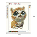 5D DIY Full Drill Diamond Painting Yellow Cat Cross Stitch Embroidery Kit