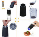 Electric Pepper Grinder or Salt Grinder Mill with Adjustable Coarseness Cer
