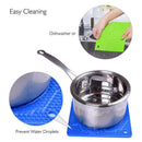 Silicone Pot Holders(Set of 4),Silicone Trivets Multi-Purpose Hot Pads Heat