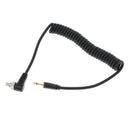 1 Meter 2.5mm to Male Flash PC Sync Cable Cord with Screw Lock for Canon Nikon