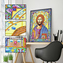 5D DIY Special Shaped Diamond Painting God Cross Stitch Mosaic Craft Kit
