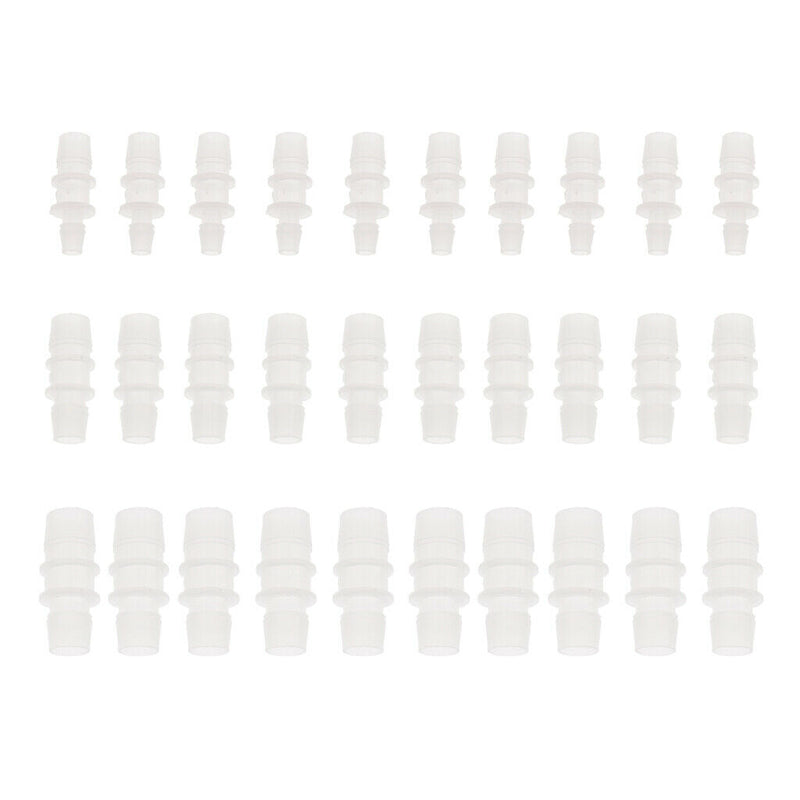 Pack 0f 20 PVC Pipe Straight Water Pipe Connector Adapter Hose Irrigation