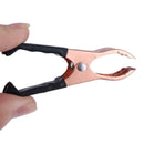 2Red+2Black 30A 72mm Copper Coated Car Battery Test Clips Alligator Clamps A