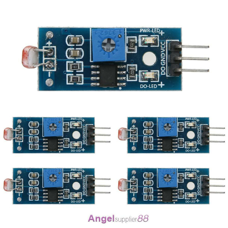 5pcs Light Intensity Photosensitive Sensor Resistor Module for Arduino