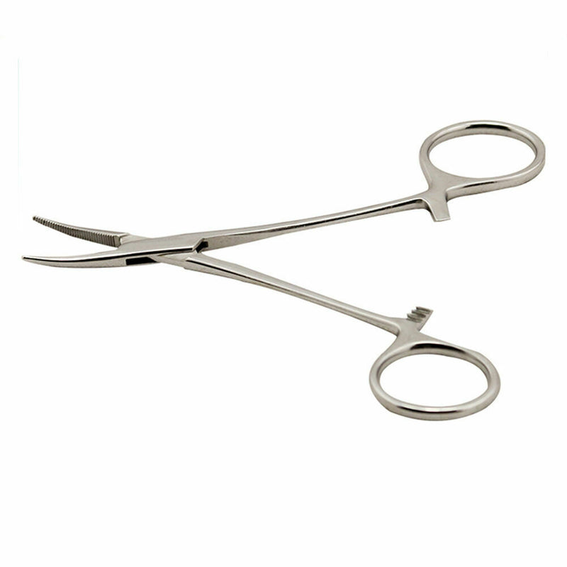 Locking Forceps Curved Mosquito Hemostat Tool 6.3 Inch LW Length New. . U1B5
