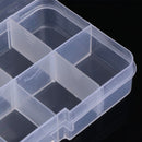 10 Slots Compartments Fishing Hook Bait Lure Box Tackle Storage Container Case