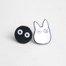 1Pair Women  Cute Cartoon Jewelry Animal Totoro Ear Stud Piercing Earring M&E