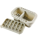 Multifunctional Bucket With Palette Tool Stationery Paint Brush Washer Pot
