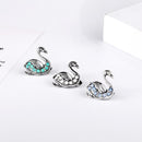 Cartoon Animal Swan Rhinestone Brooch Badges Jacket Backpack Coat Accessories